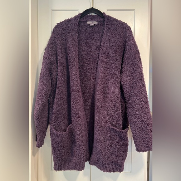 BAREFOOT DREAMS COZY CHIC OPEN FRONT CARDIGAN, SIZE S/M. - Picture 2 of 13